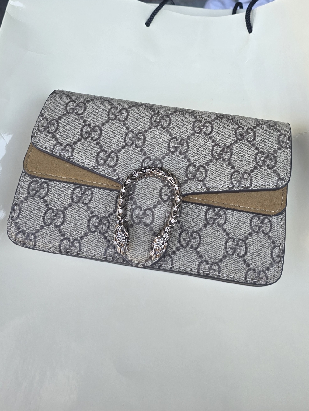 Tan Supreme Bion us Mini Shoulder Bag